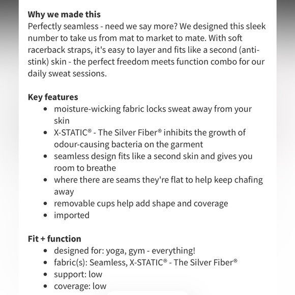 lululemon athletica Ebb To Street sports Bra - Heathered Black 4 - Picture 6 of 9